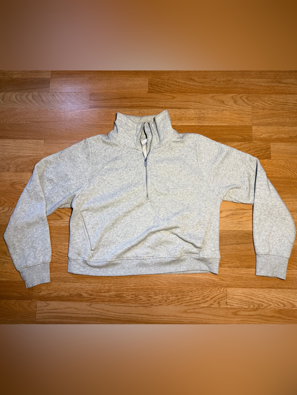 all in motion Heather Gray Half-Zip Pullover Sweatshirt